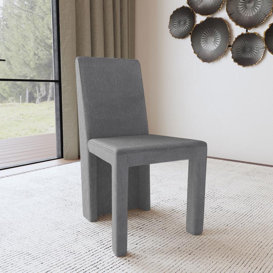 Coaster Fine Furniture Tordera - Velvet Upholstered Dining Side Chair (Set of 2) - Gray | Meri Furniture