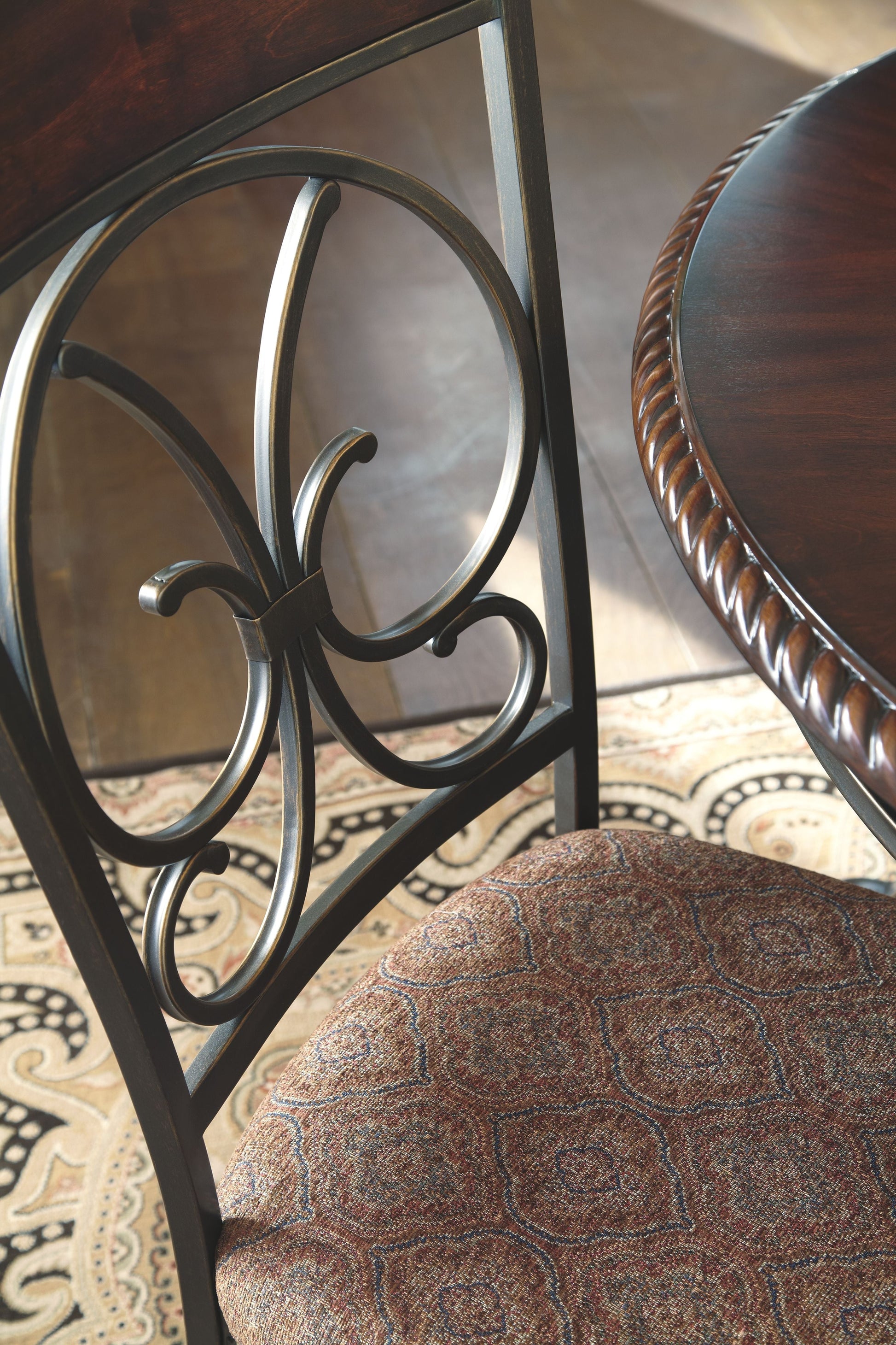 Signature Design by Ashley® Glambrey - Brown - Dining Uph Side Chair (Set of 4) | Meri Furniture