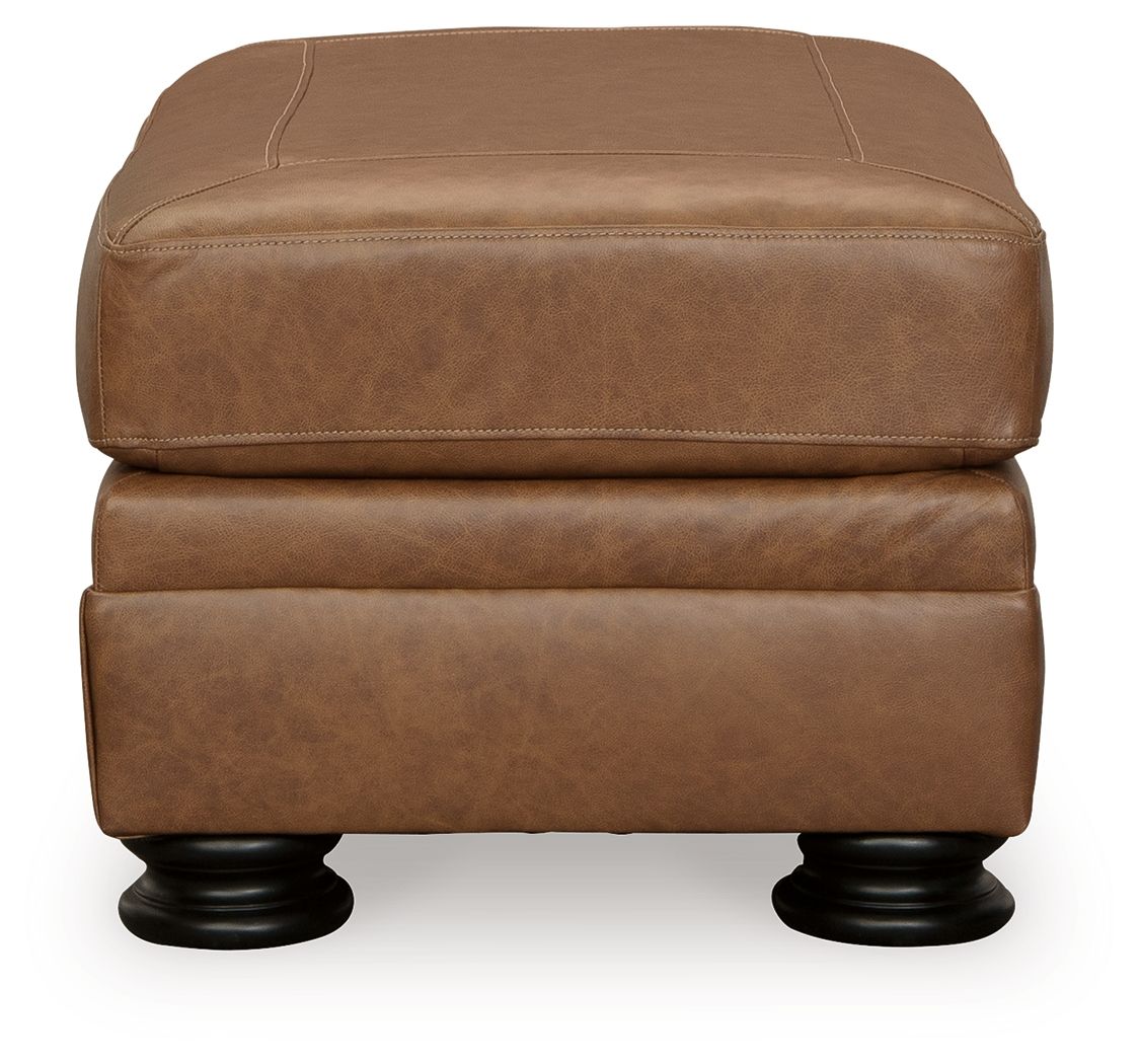 Signature Design by Ashley® Carianna - Caramel - Ottoman | Meri Furniture