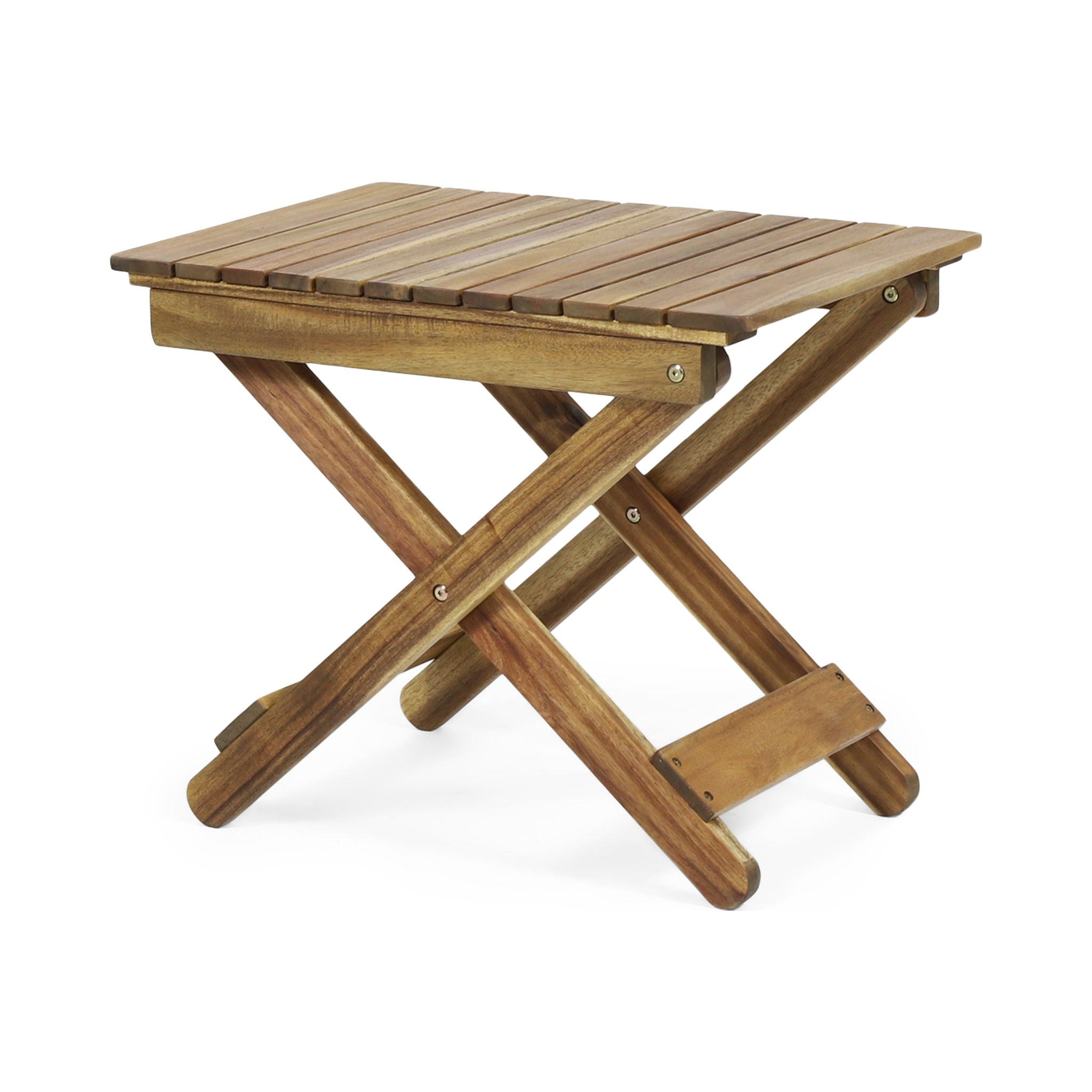 Outdoor Folding Wooden Side Table