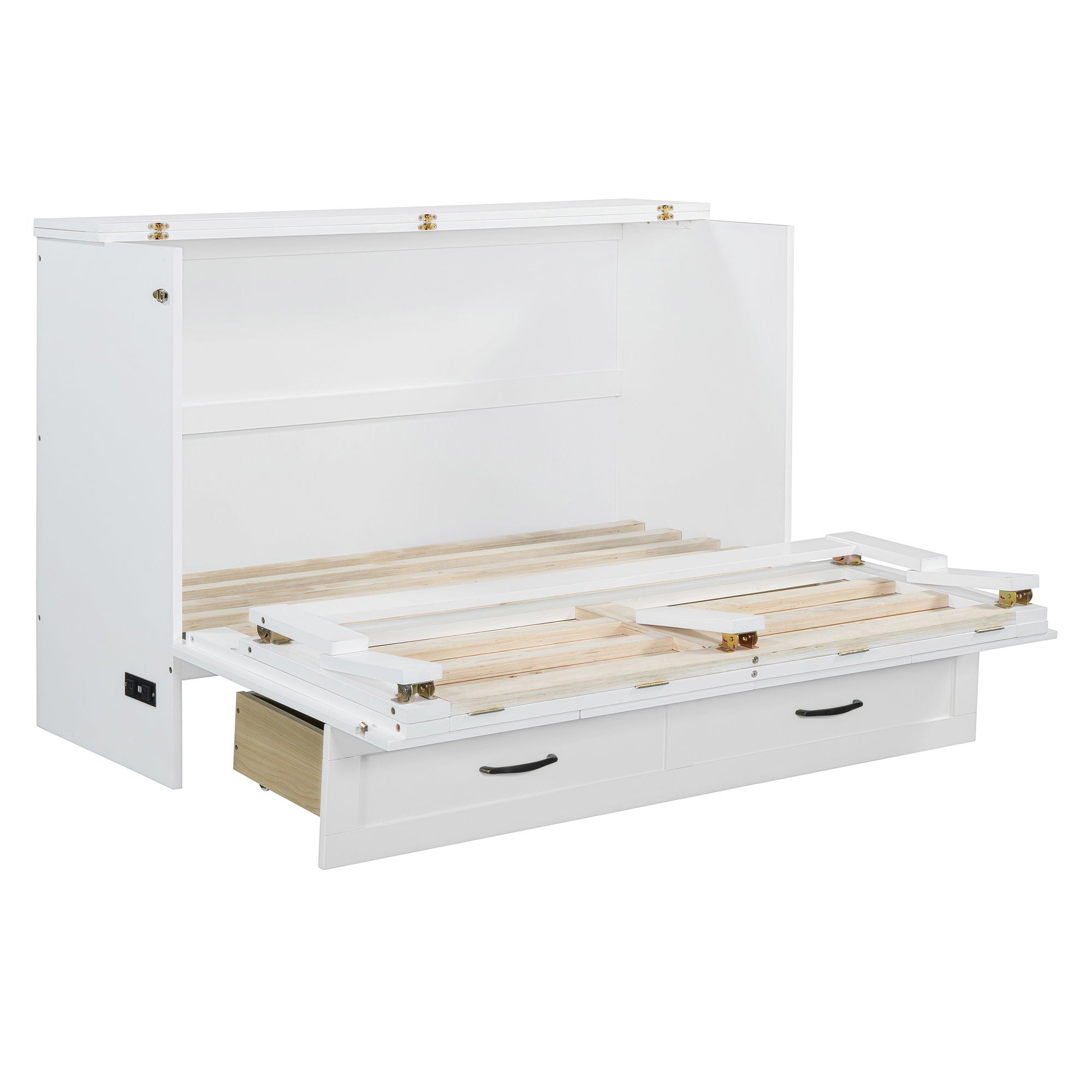 Murphy Bed With Large Drawers