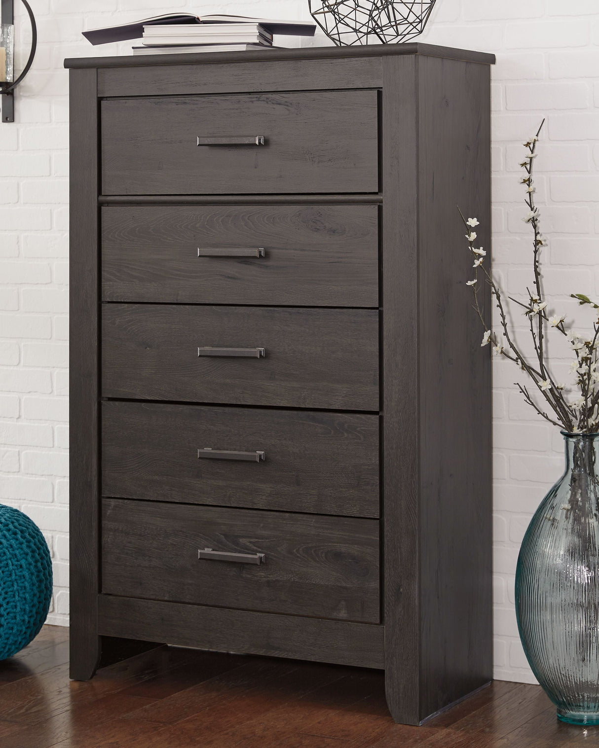 Brinxton - Charcoal - Five Drawer Chest