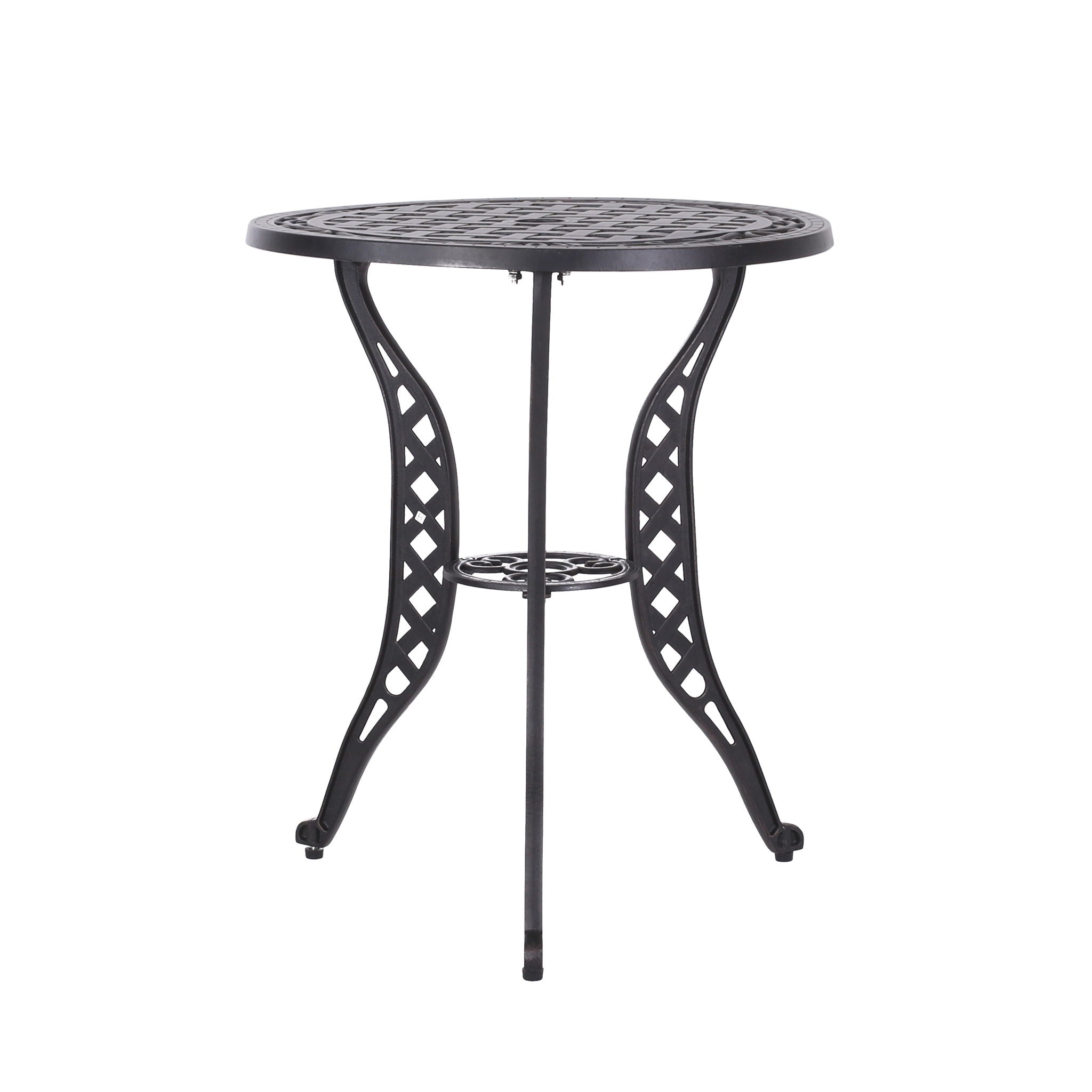 Bono Metal Bistro Set - Black