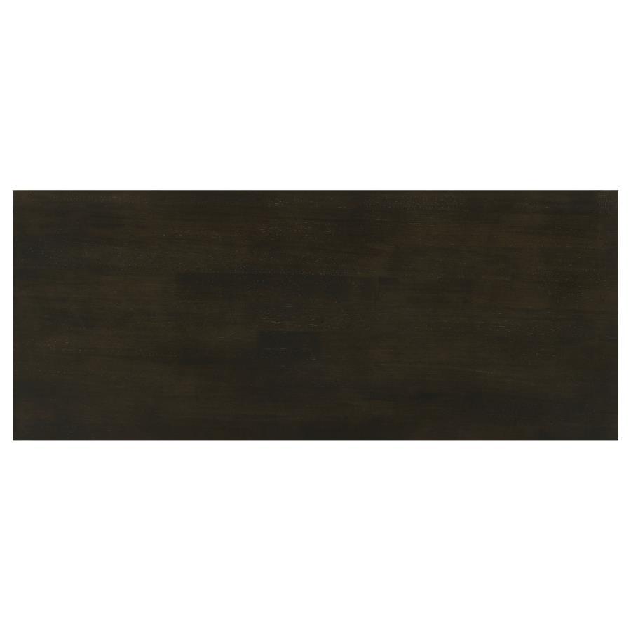 Rachelle - 2-Shelf Wood Entryway Console Table - Deep Merlot