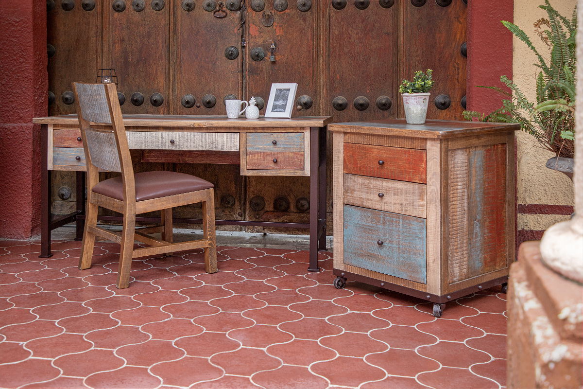International Furniture Direct Antique - Desk | Meri Furniture