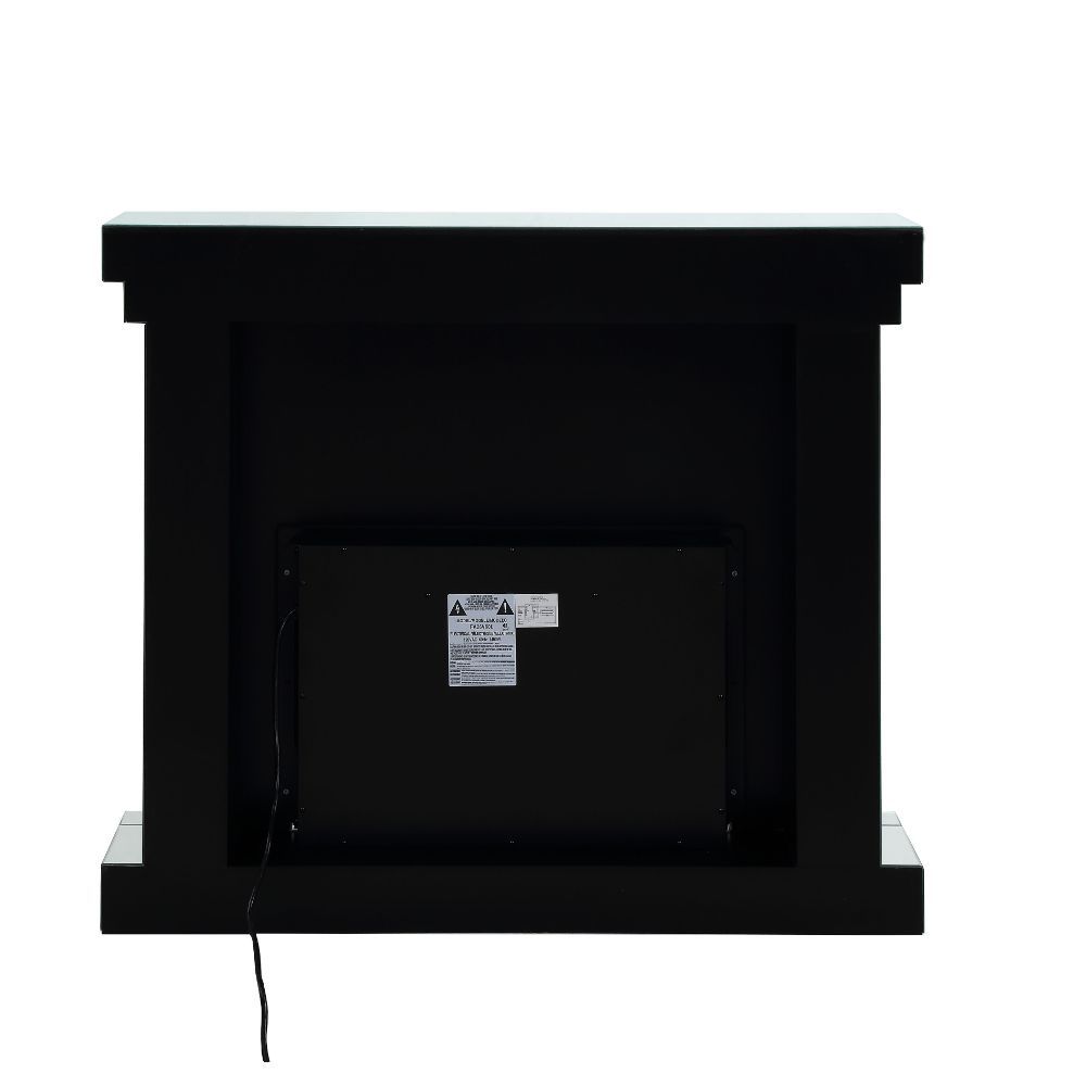 ACME Noralie - Fireplace - Mirrored & Faux Diamonds - 42" | Meri Furniture