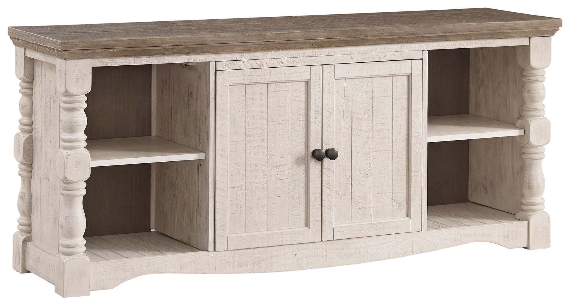 Ashley Furniture Havalance - Brown / Beige - Extra Large TV Stand - 2 Doors | Meri Furniture
