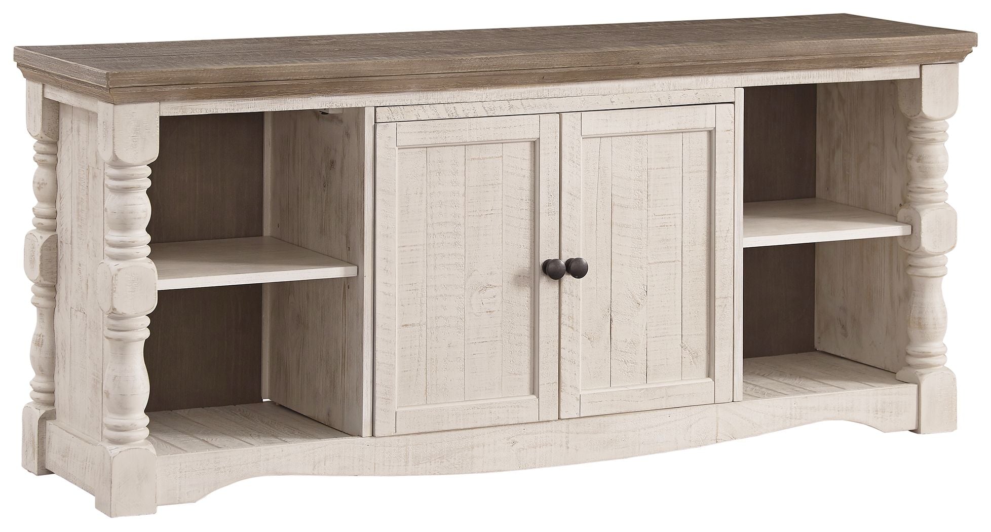 Ashley Furniture Havalance - Brown / Beige - Extra Large TV Stand - 2 Doors | Meri Furniture