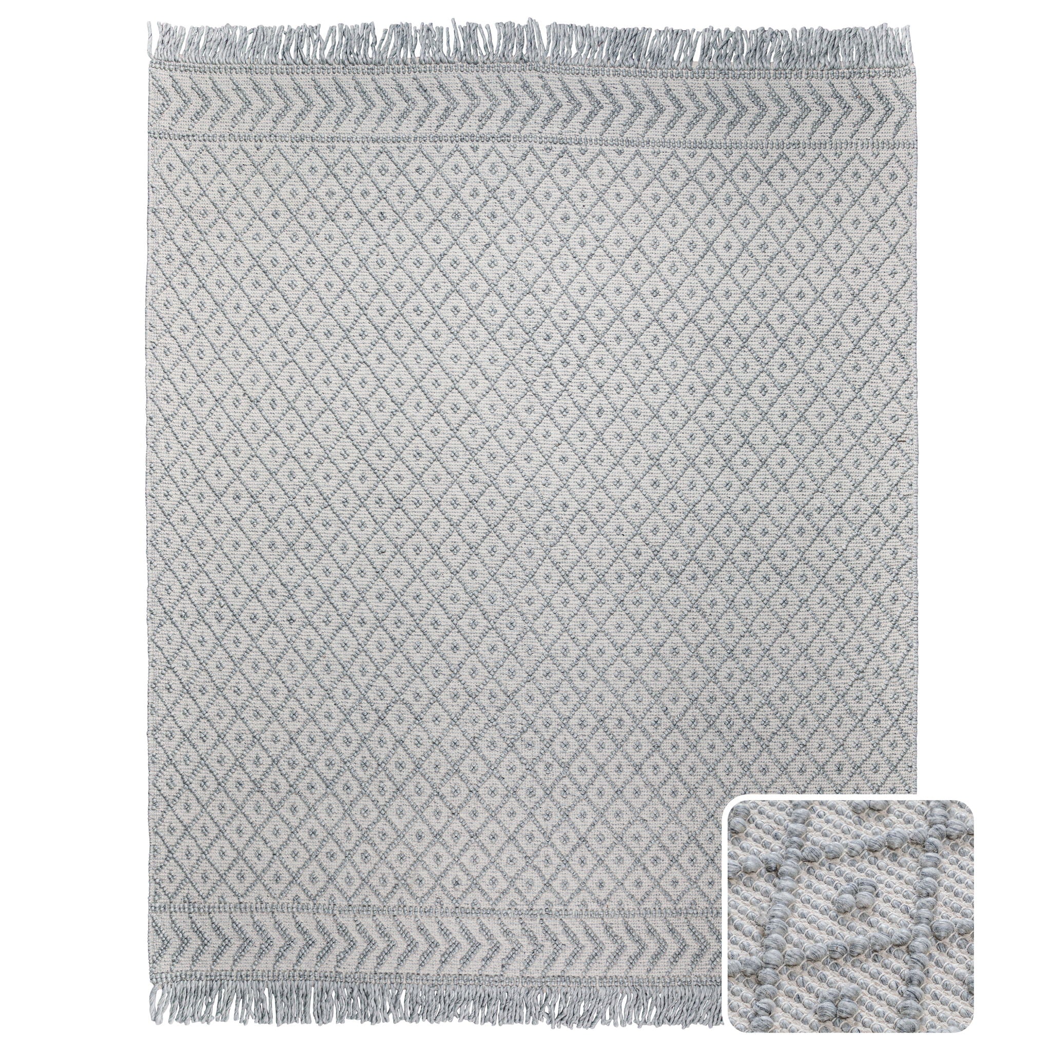 Millow - 8' X 10' Area Rug - Silver