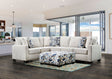 Furniture of America Heathfield - Sectional - Ivory | Meri Furniture