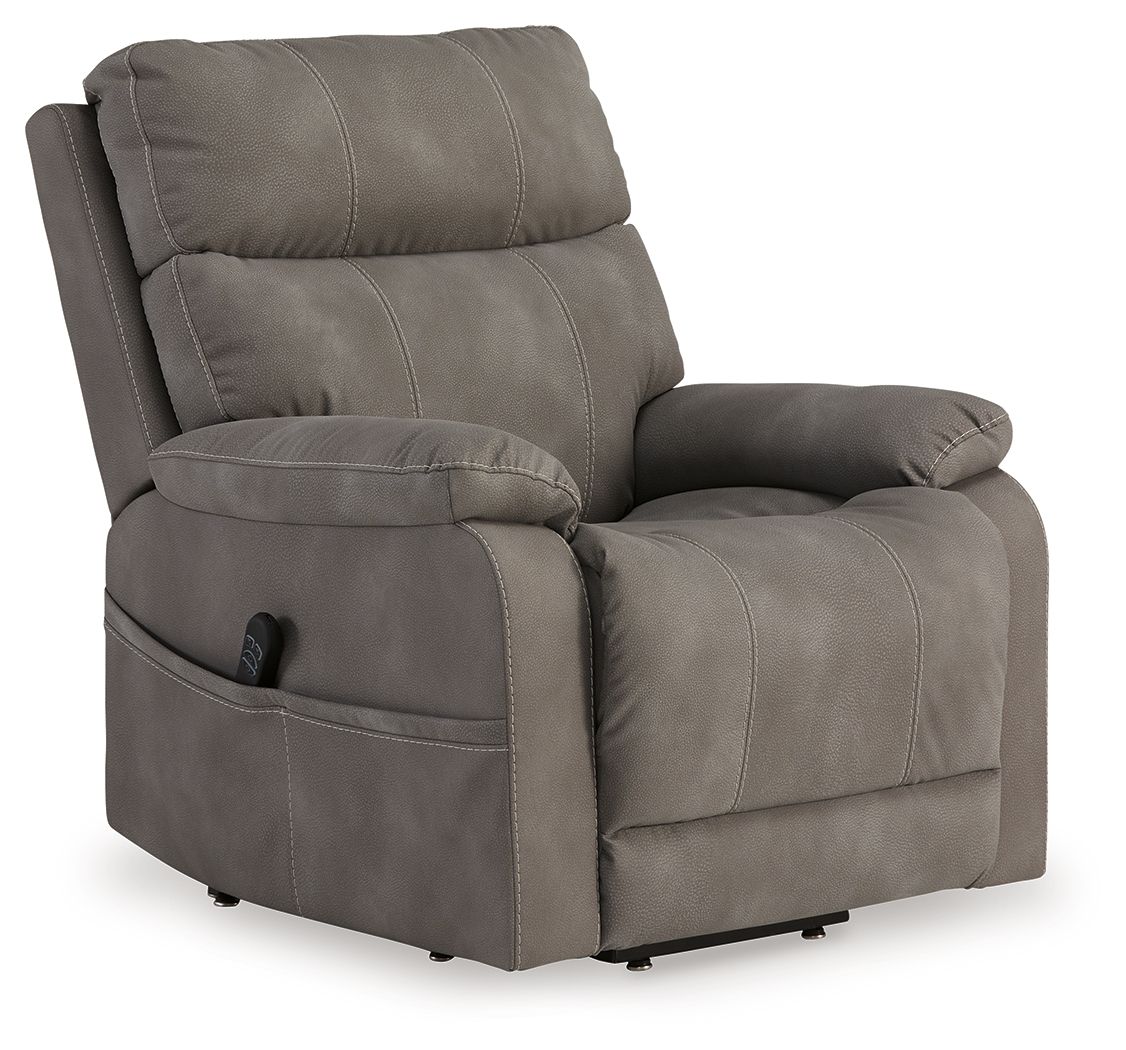 Signature Design by Ashley® Next-Gen Durapella - Power Lift Recliner | Meri Furniture