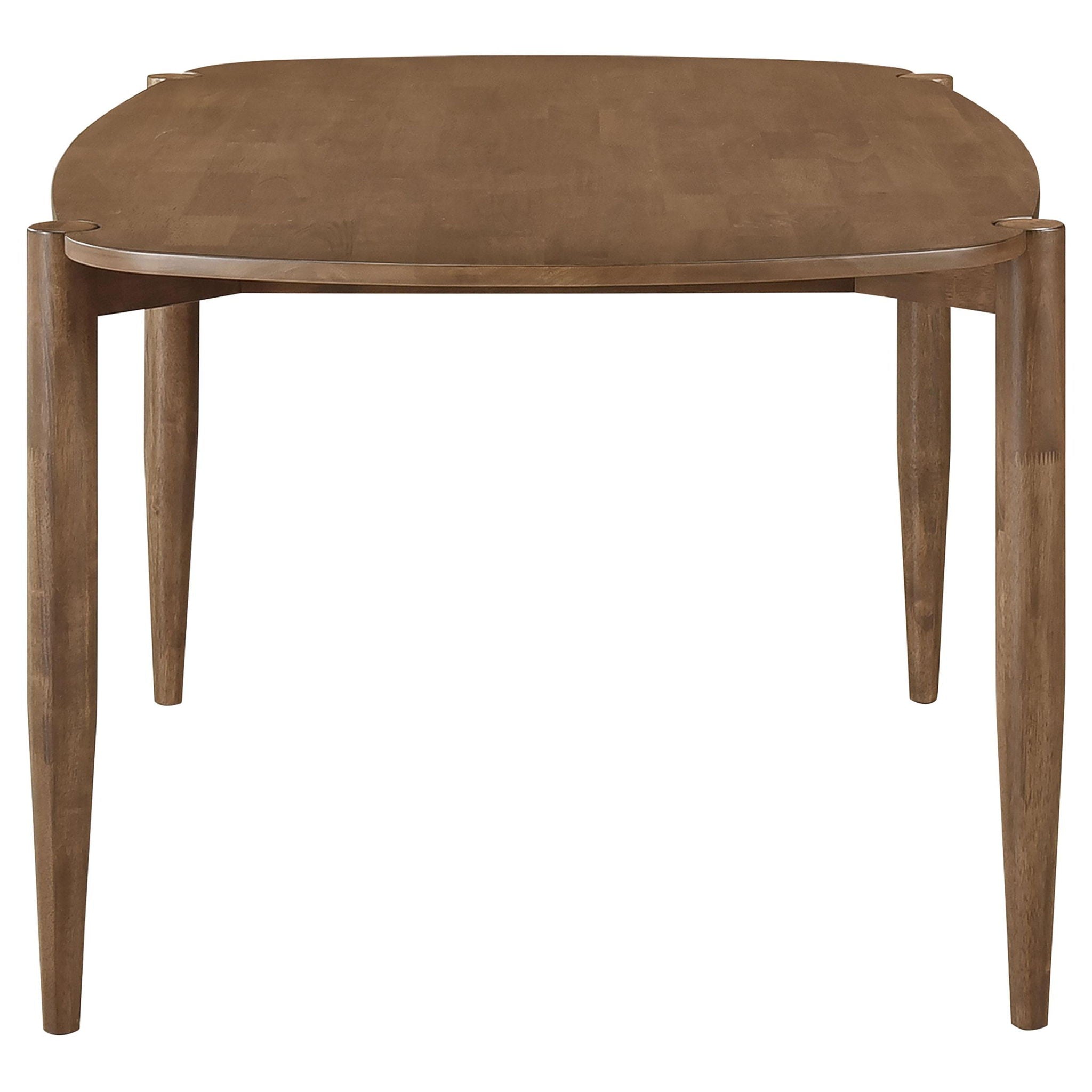 Dortch Oval 63-inch Solid Wood Dining Table Walnut