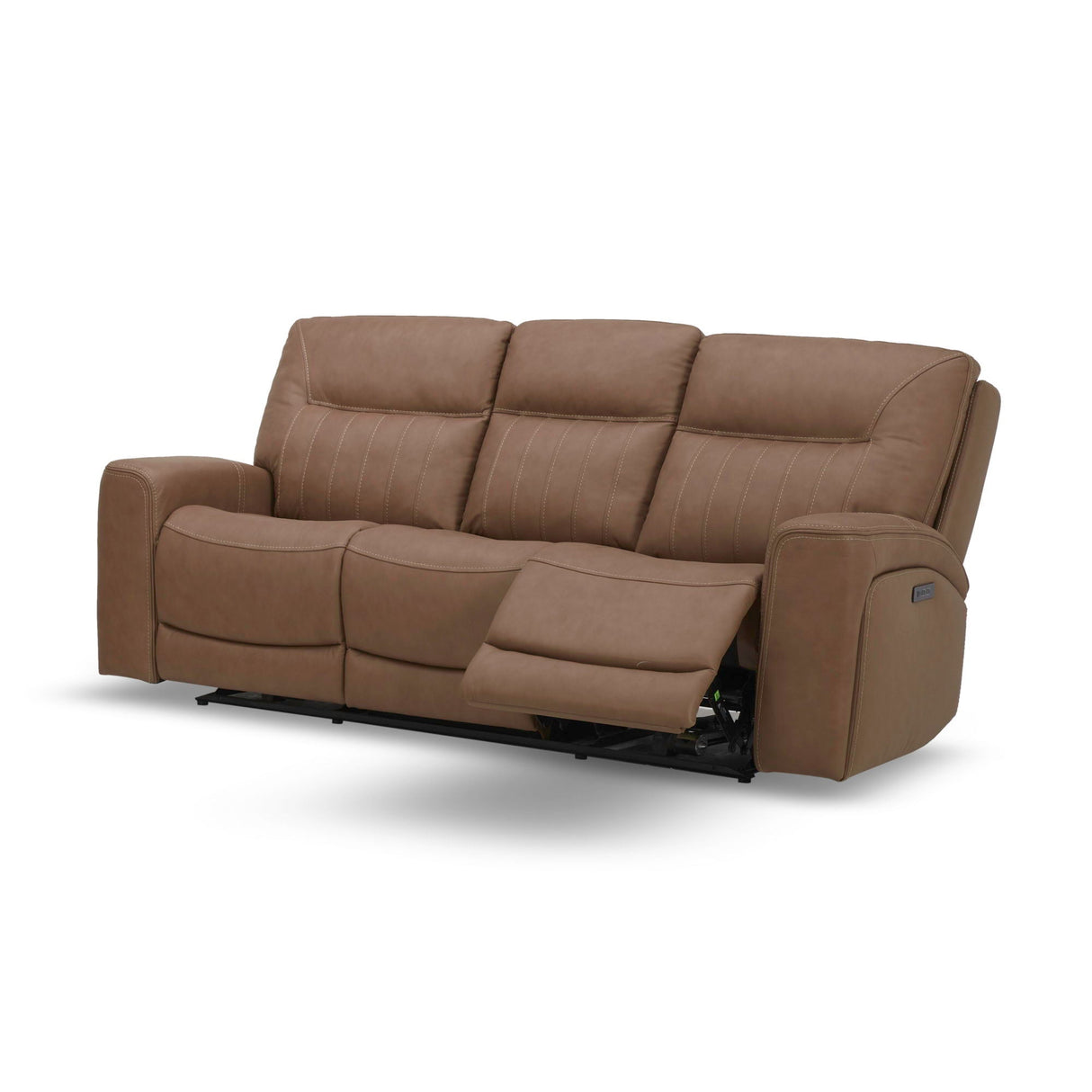 Bennett - Sofa P2 & ZG - Butternut - Butternut Leather