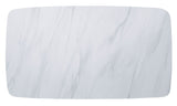 ACME Madan - Dining Table - Marble Top & Weathered Gray Finish | Meri Furniture