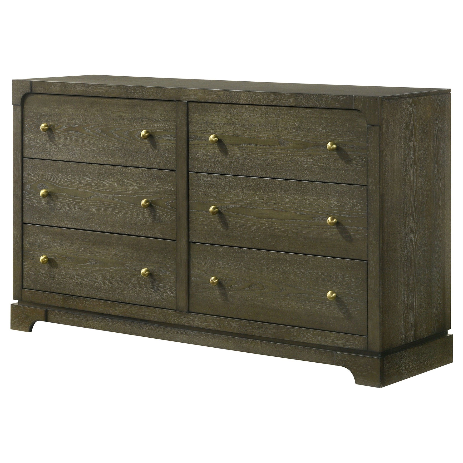 Coaster Fine Furniture Gran Park - 6-Drawer Dresser Cabinet - Dark Cocoa | Meri Furniture
