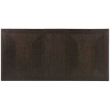 Caterina - Dining Table With X Leaf - Dark Walnut / Beige