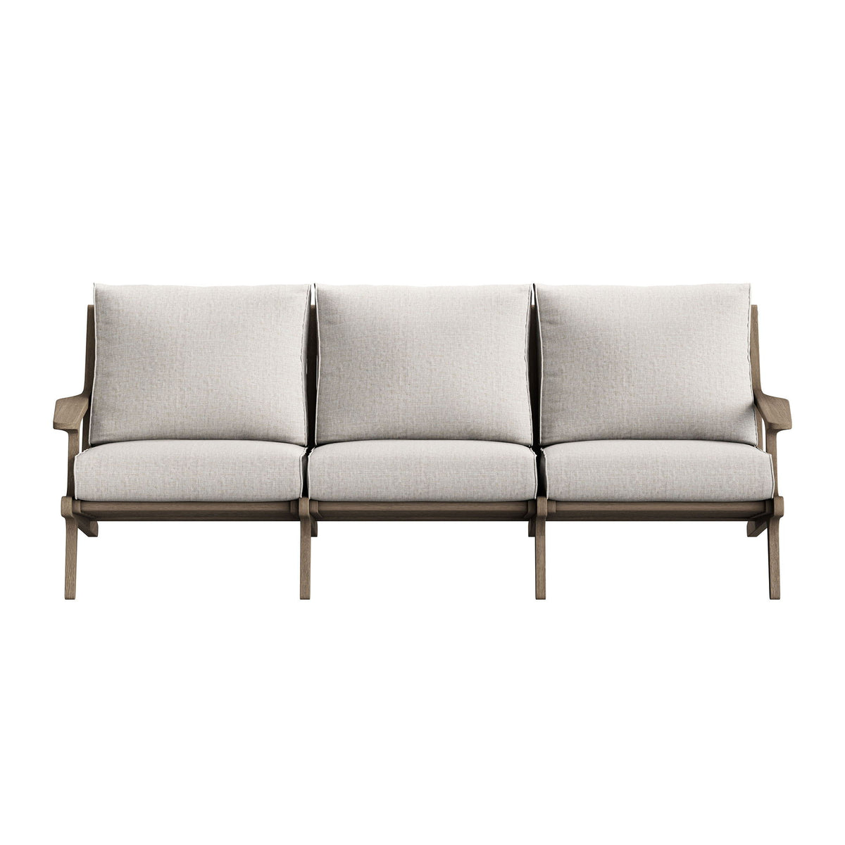 Saratoga Outdoor Patio Teak Sofa by Modway
