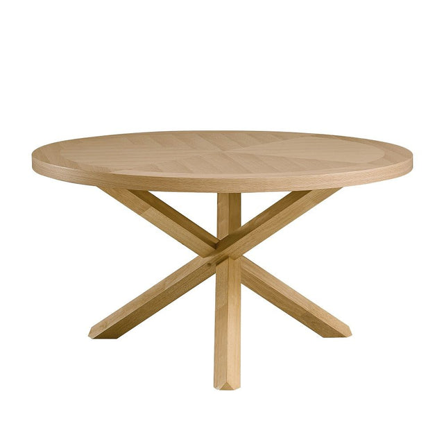 ACME Kasem - Round Dining Table - Oak | Meri Furniture