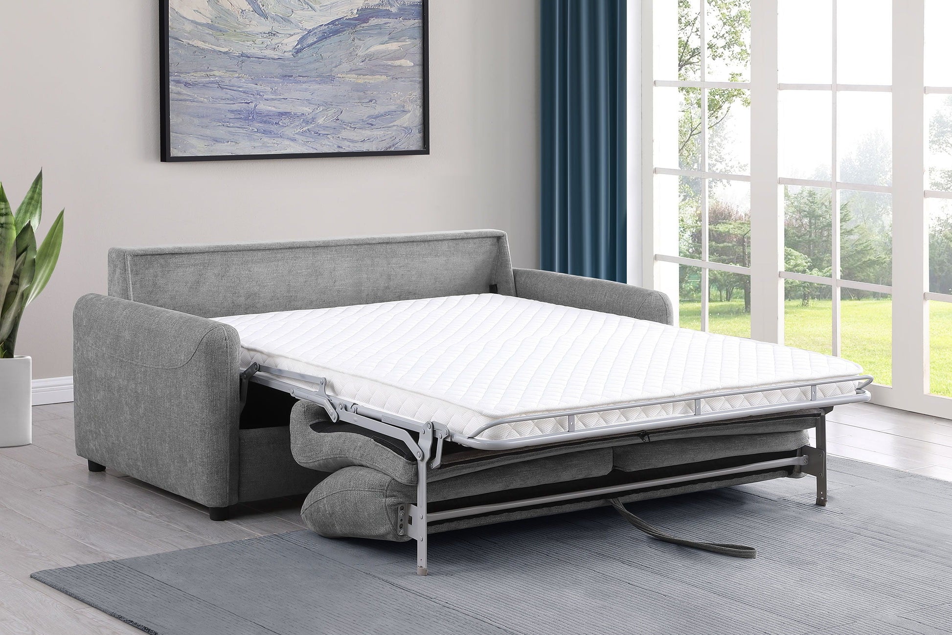 Coaster Fine Furniture Rylie - Upholstered Sofa Sleeper With Mattress | Meri Furniture