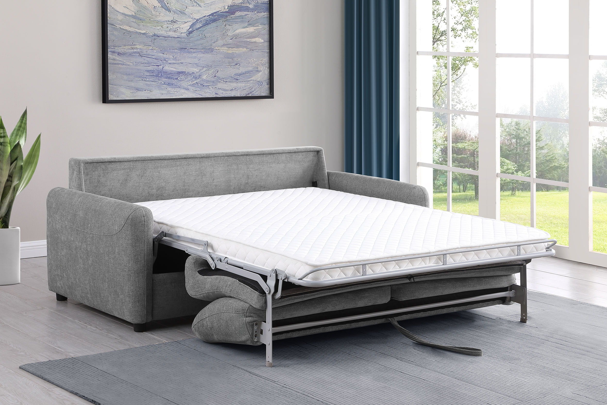 Coaster Fine Furniture Rylie - Upholstered Sofa Sleeper With Mattress | Meri Furniture
