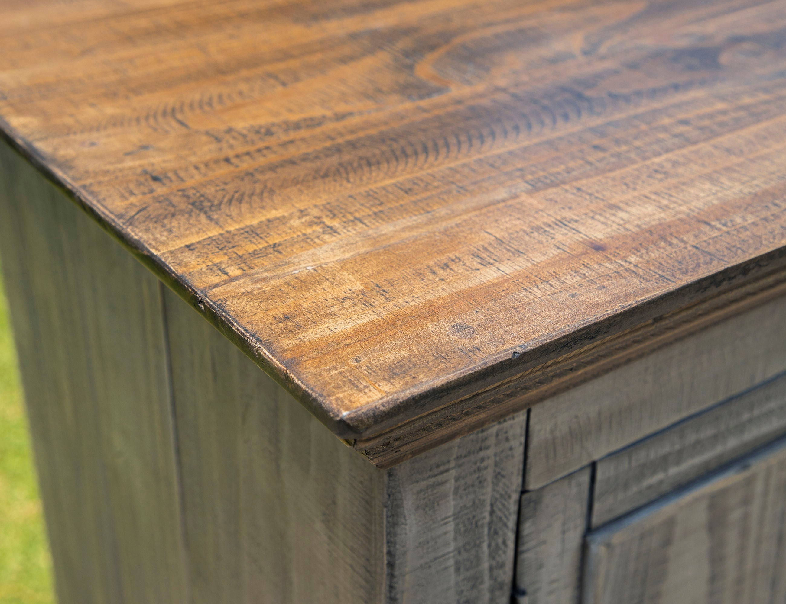 International Furniture Direct Catalina - Nightstand - Weathered Gray | Meri Furniture