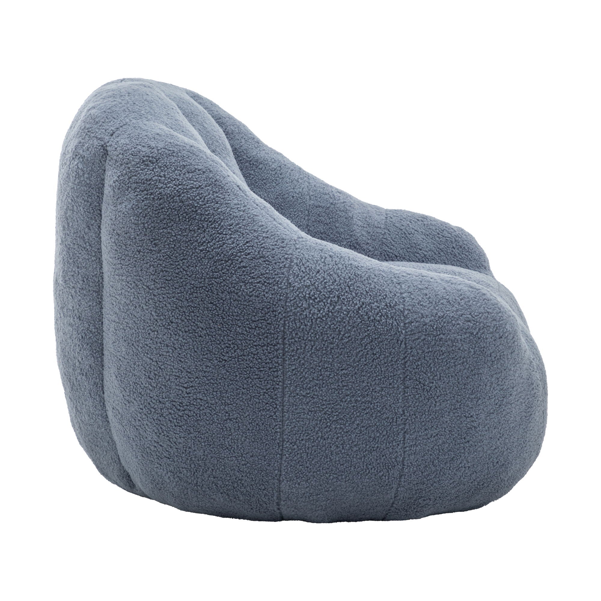 Comfy Bean Bag Chair With Memory Foam Filler, Tufted Soft