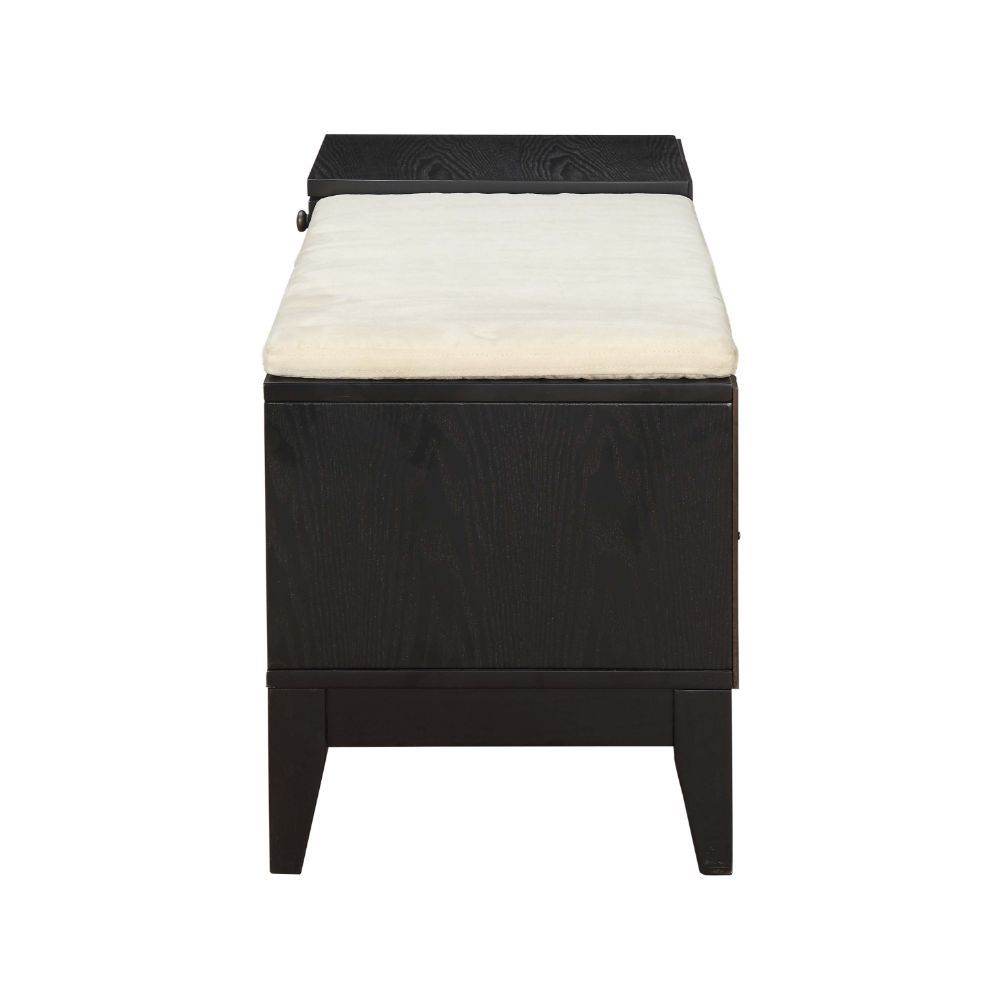 ACME Boyet - Bench - Fabric & Black | Meri Furniture