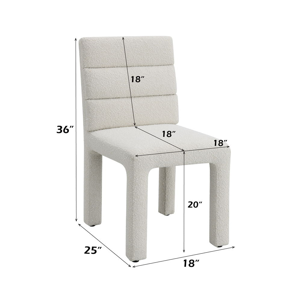 Hettie - Side Chair Set of 2) - Beige Boucle