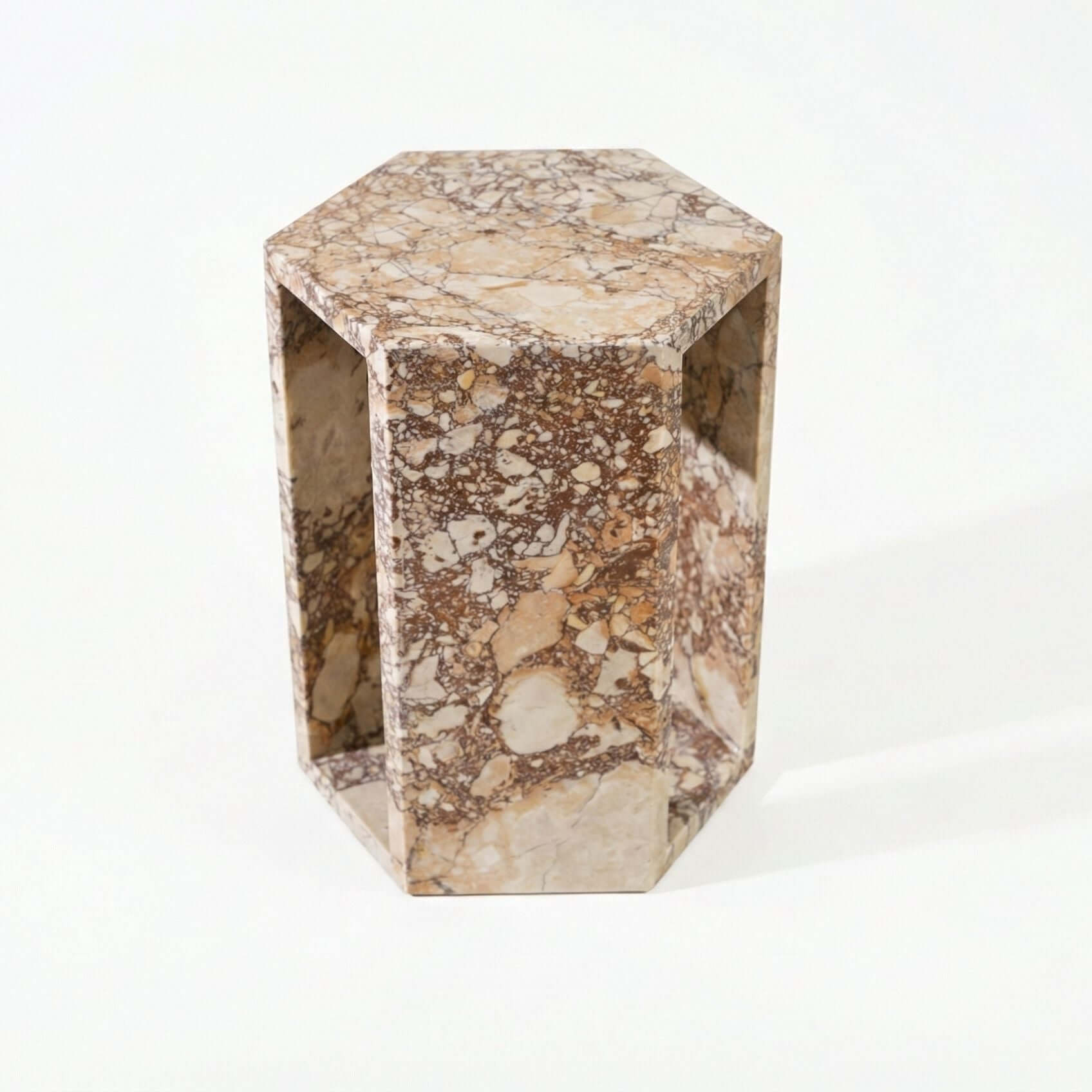Modern Minimalist Hexagon Side Table