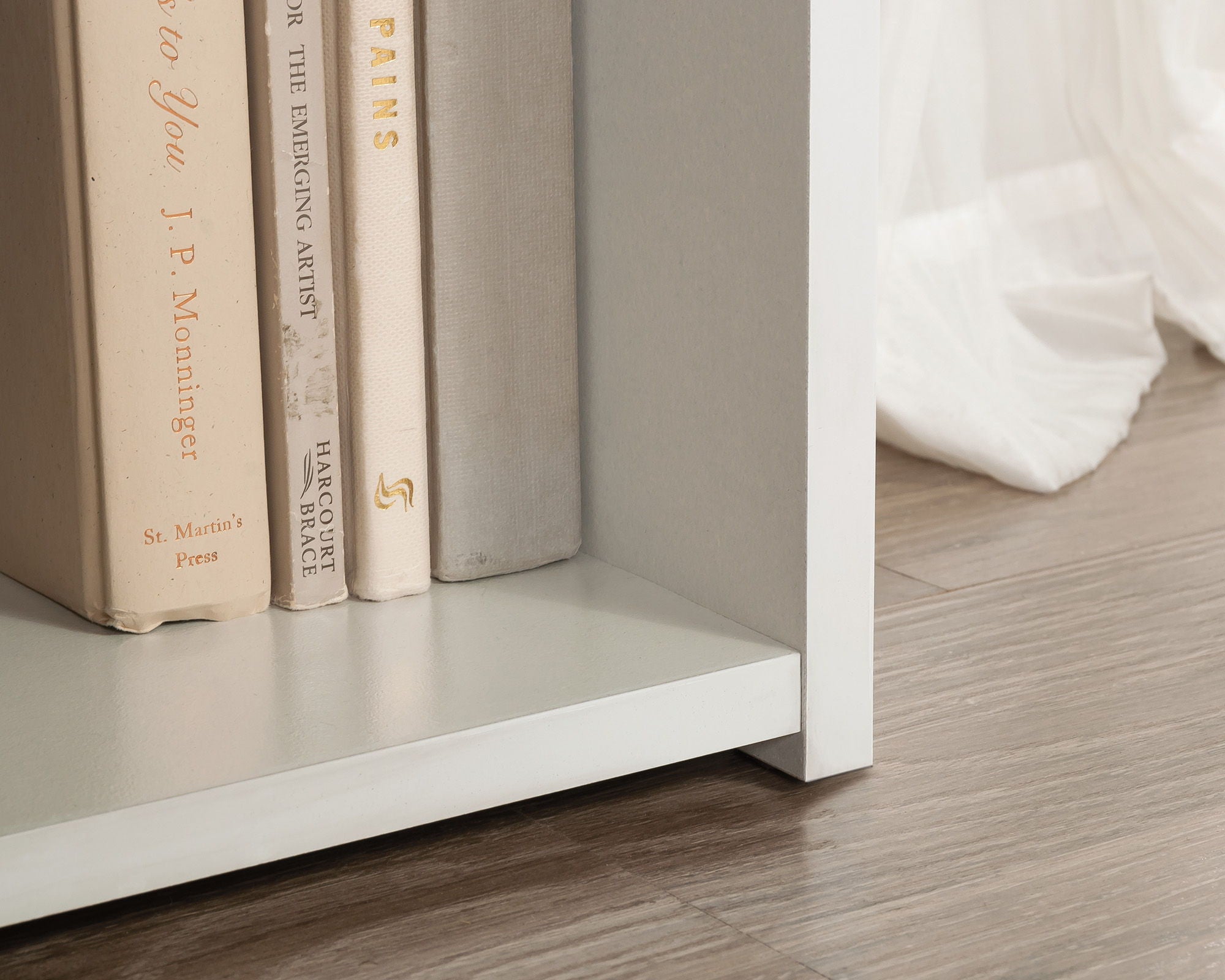 3-Shelf Bookcase Soft White