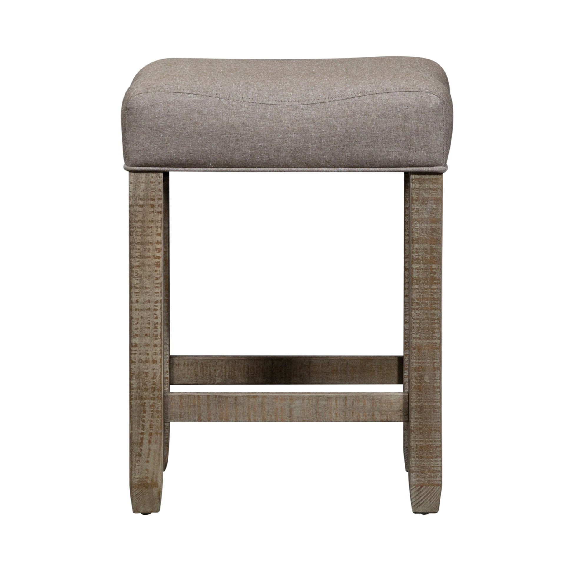 Liberty Furniture Parkland Falls - Upholstered Console Stool - Light Brown | Meri Furniture