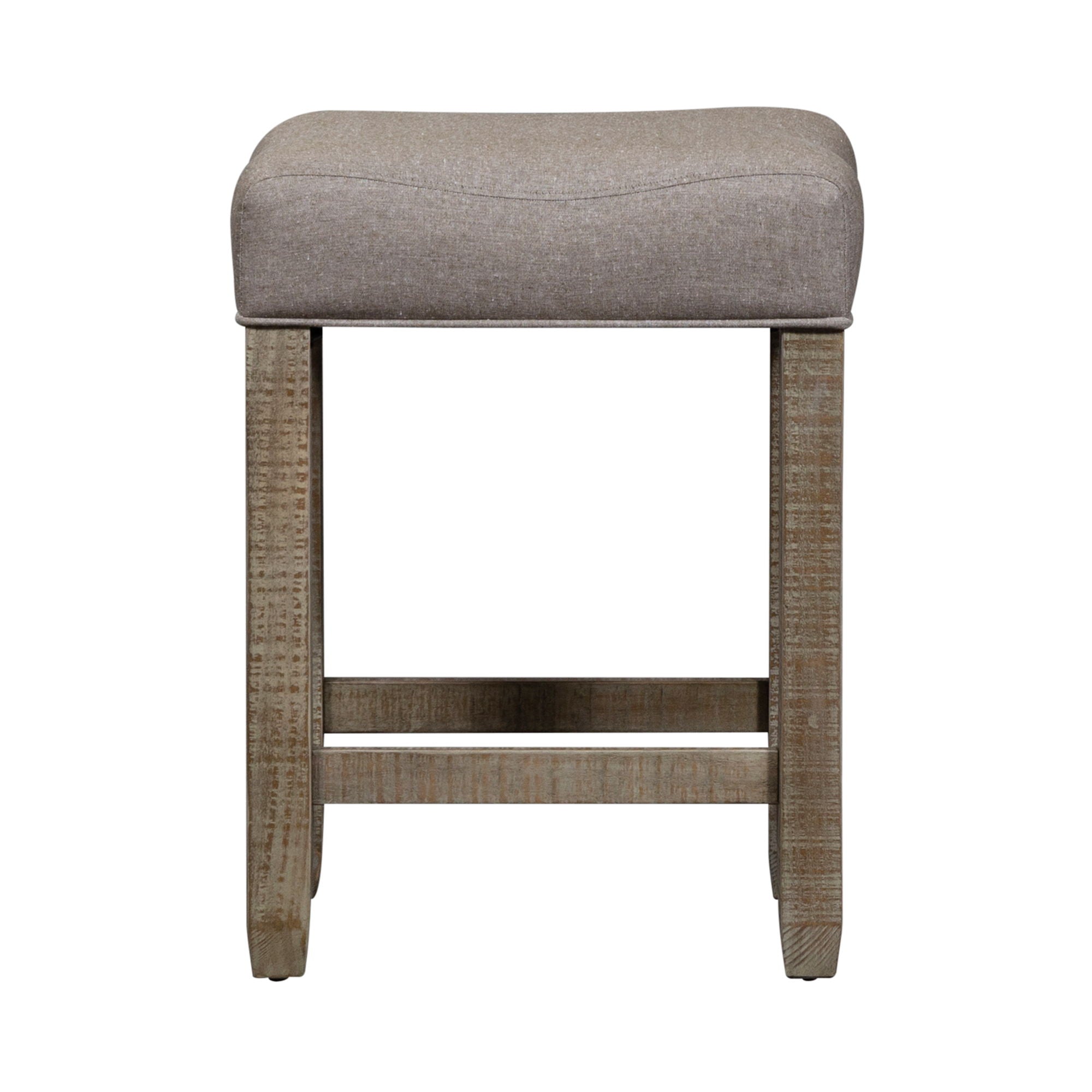 Liberty Furniture Parkland Falls - Upholstered Console Stool - Light Brown | Meri Furniture