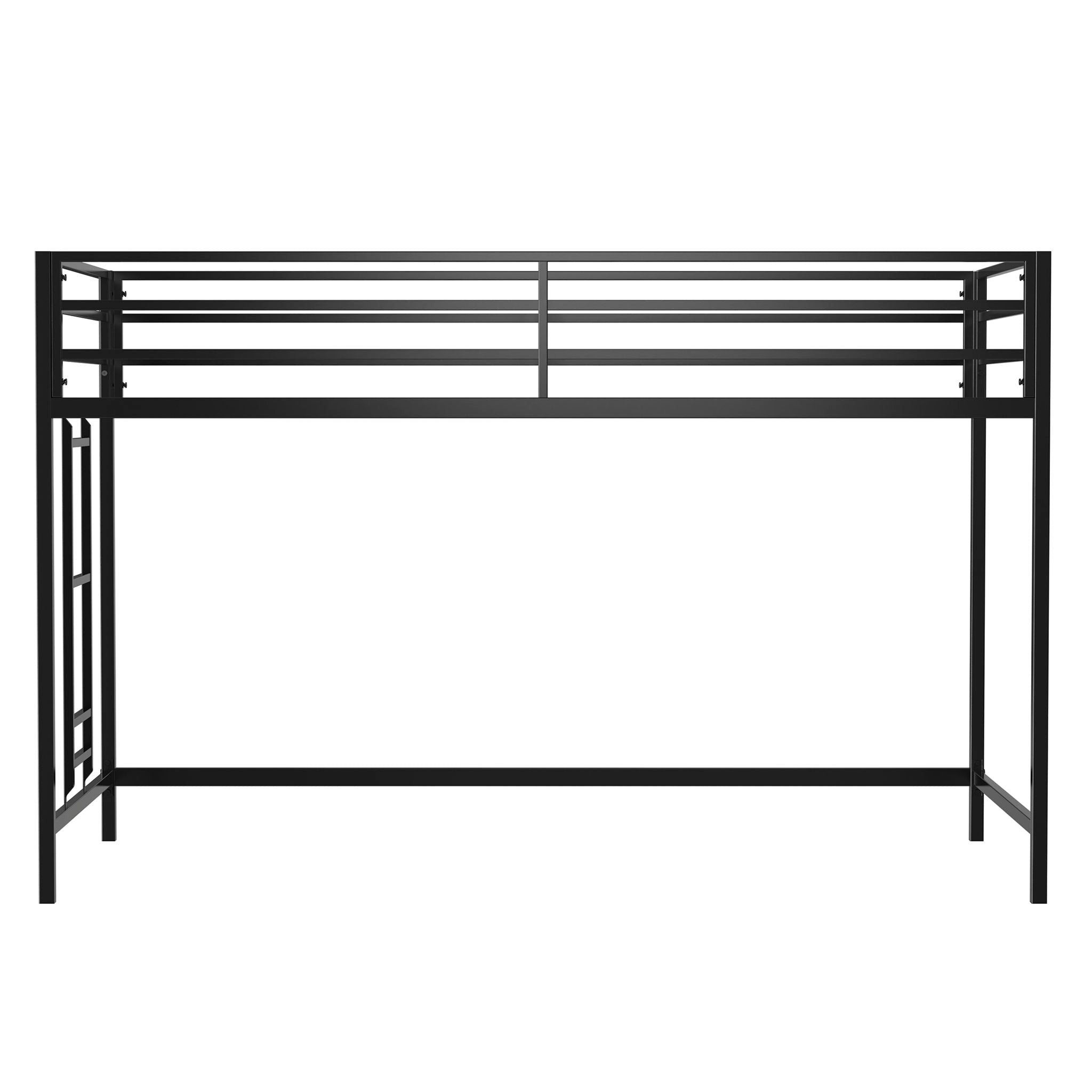 Adam - Junior Twin Loft Bunk - Black