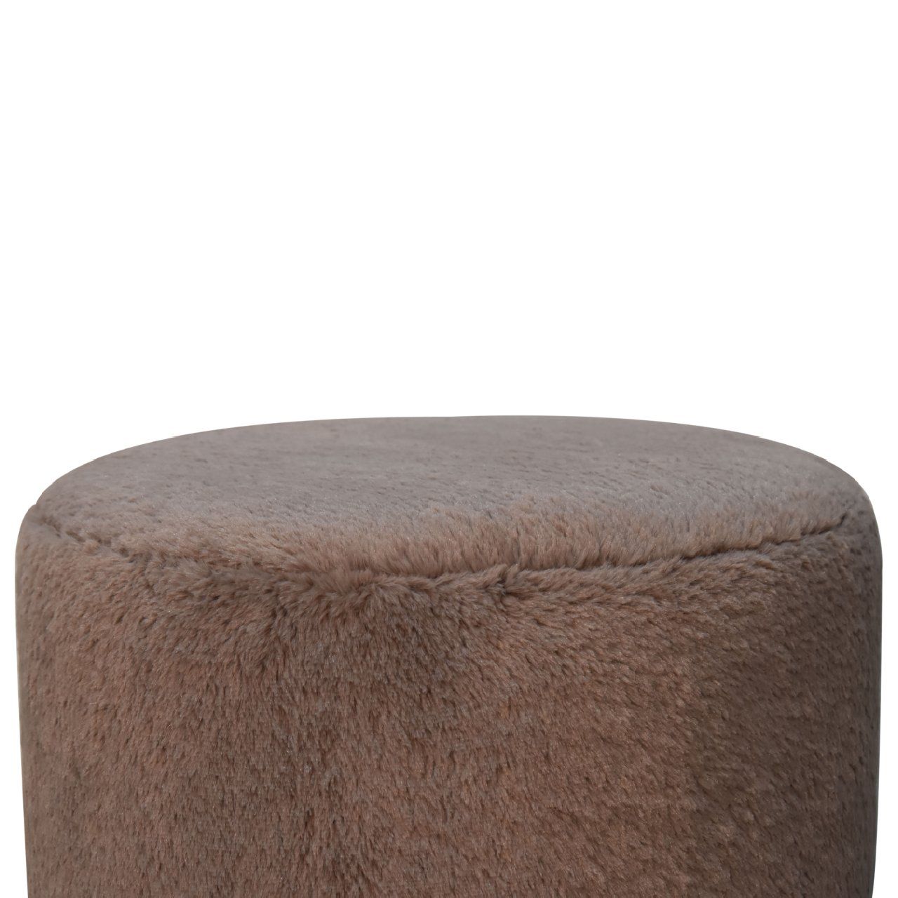 Round Ball Footstool - Mocha