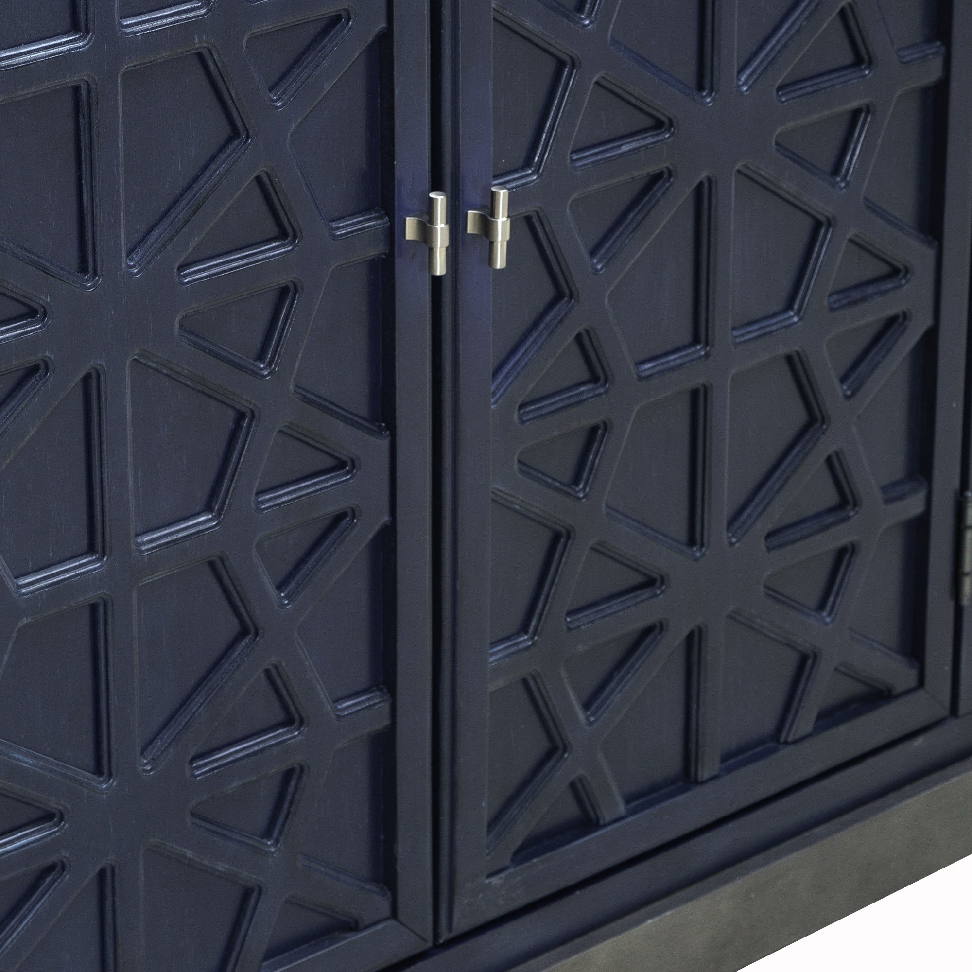 Braxton - Accent Cabinet - Azure Blue