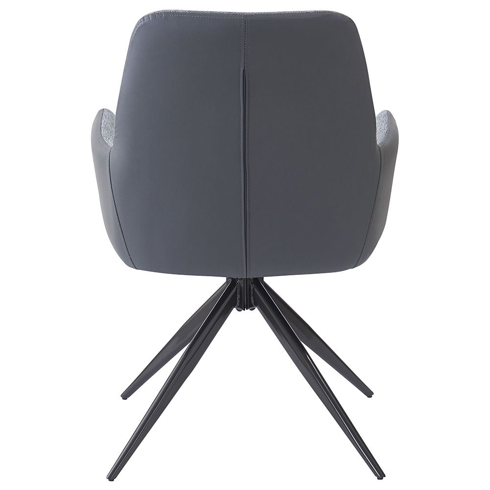 Hester - Arm Chair Set of 2) - Gray Fabric