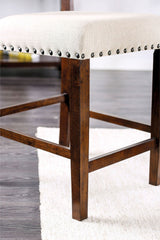 Furniture of America Glenbrook - Counter Height Chair (Set of 2) - Brown Cherry | Meri Furniture