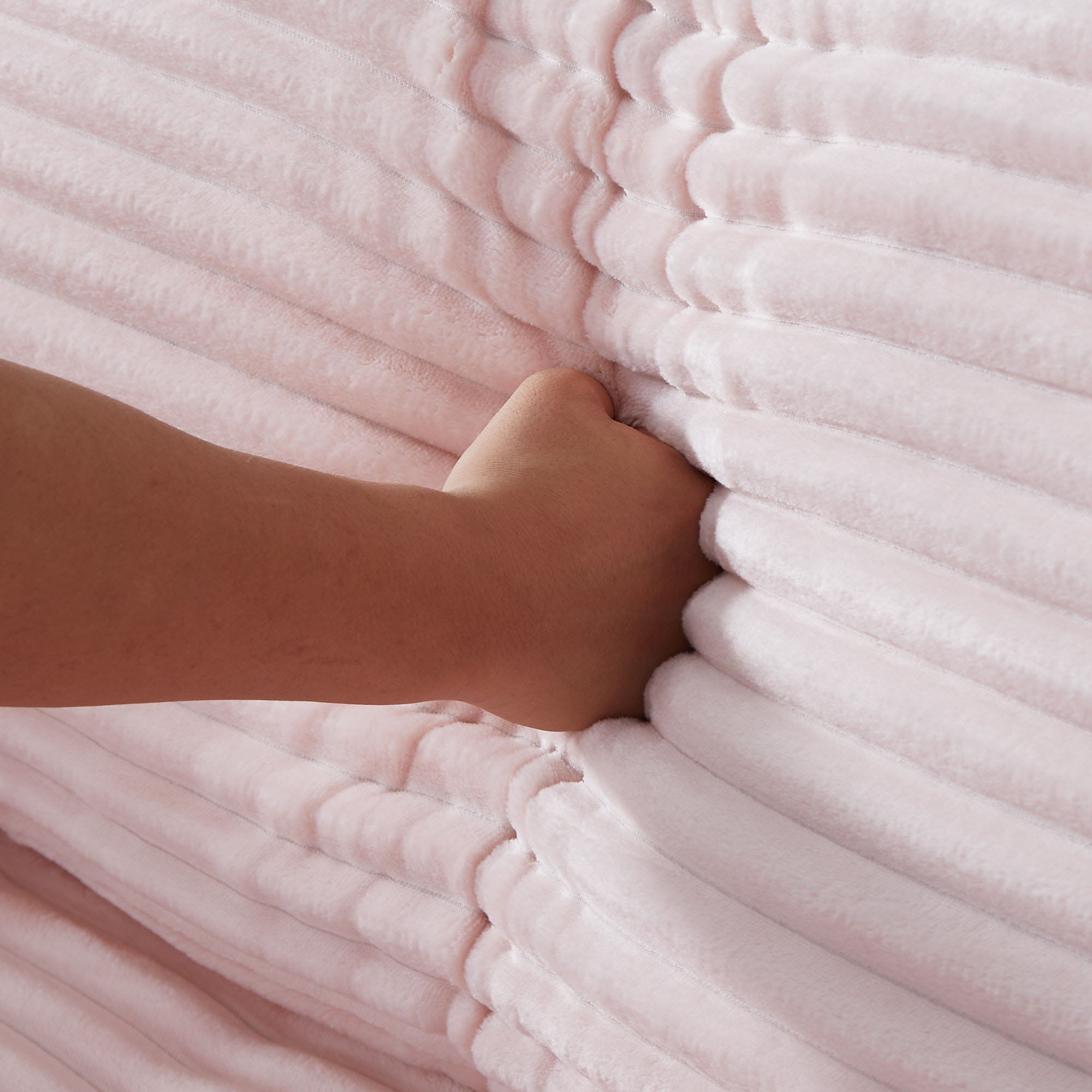 Elegant Corduroy Sofa With Throw Pillows And Backrests