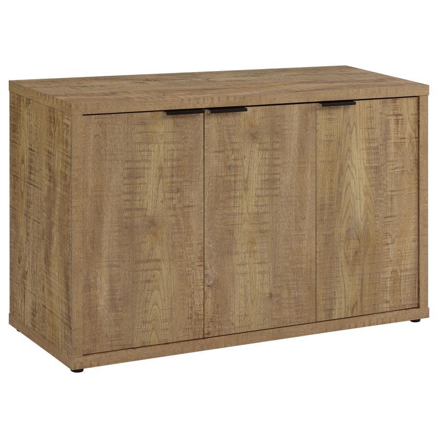 Coaster Fine Furniture Pepita - 3 Door Engineered Wood Accent Cabinet - Mango Brown | Meri Furniture