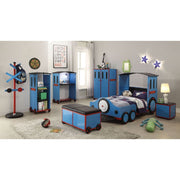 ACME Tobi - Twin Bed - Blue/Red & Black Train | Meri Furniture