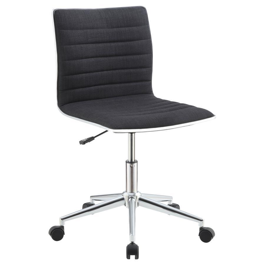Coaster Fine Furniture Chryses - Upholstered Adjustable Home Office Desk Chair | Meri Furniture