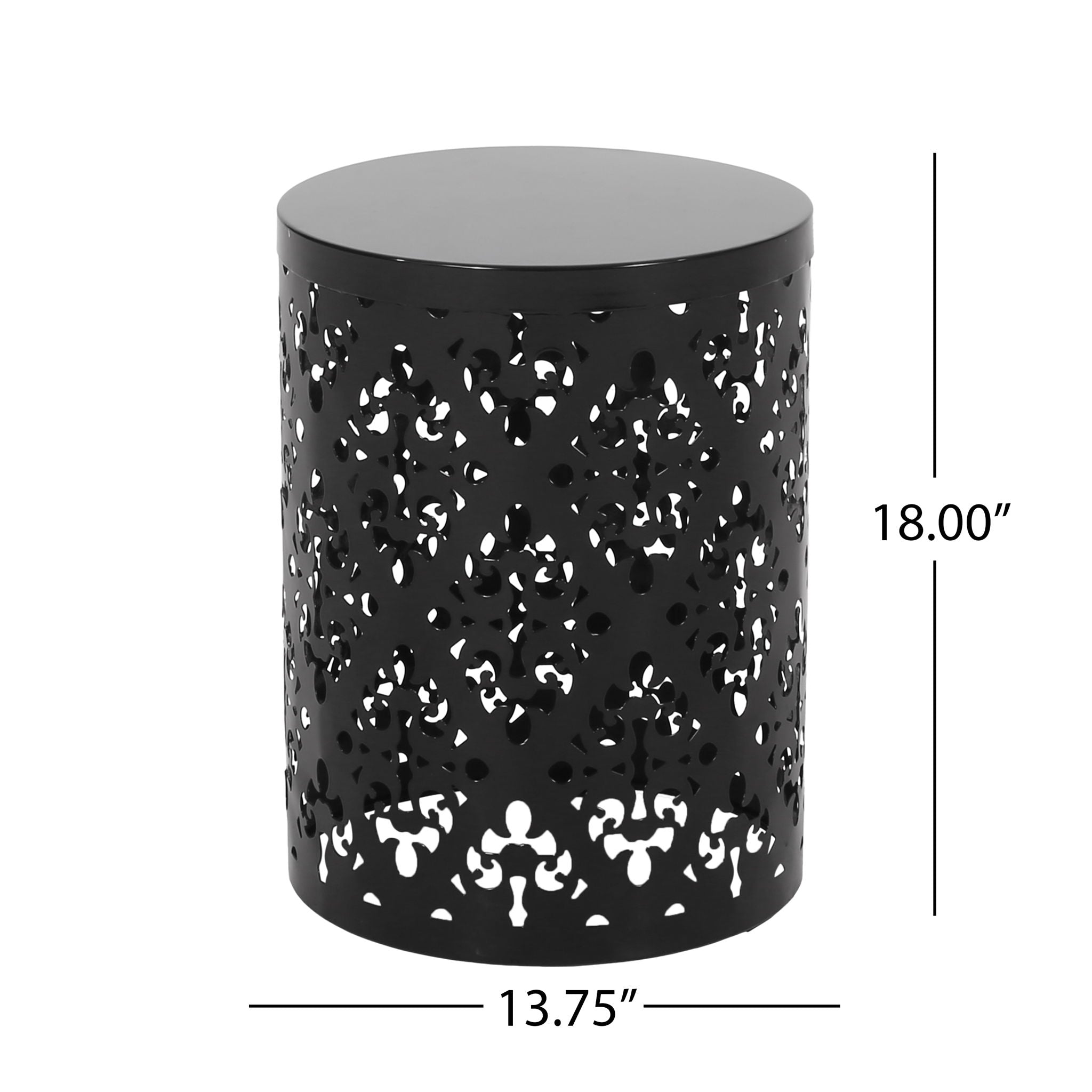 Outdoor Metal Modern Design End Table