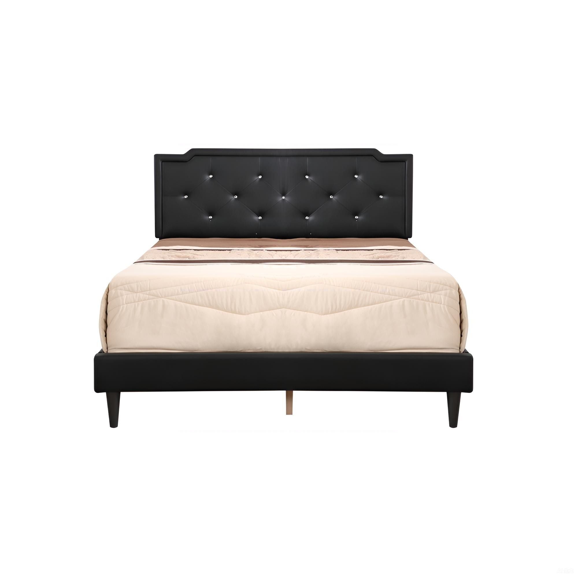 Button Tufted Bed Charming For Cozy Spaces