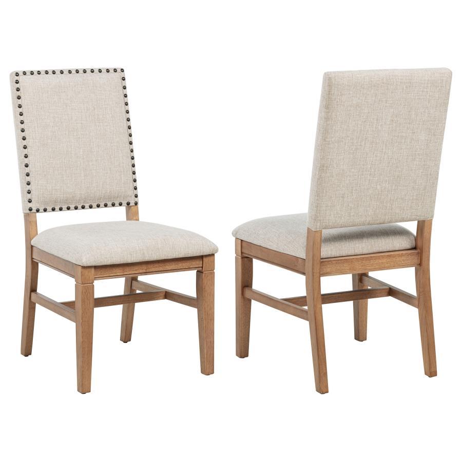 Middleton - Upholstered Dining Side Chair Beige (Set of 2) - Natural