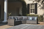 Signature Design by Ashley® Salem Beach - Gray - 3 Pc. - Sectional Lounge | Meri Furniture