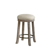 Swivel Counter Stool - Cream / Reclaimed Gray
