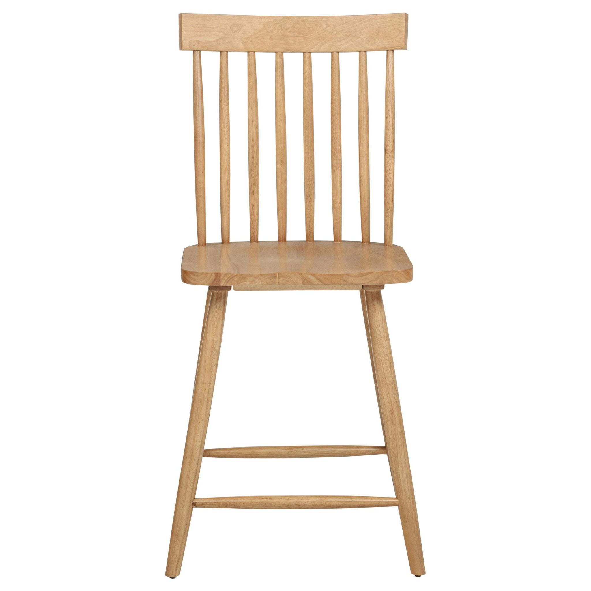 Andrews Windsor Counter Height Dining Side Chair Light Ash (Set of 2)