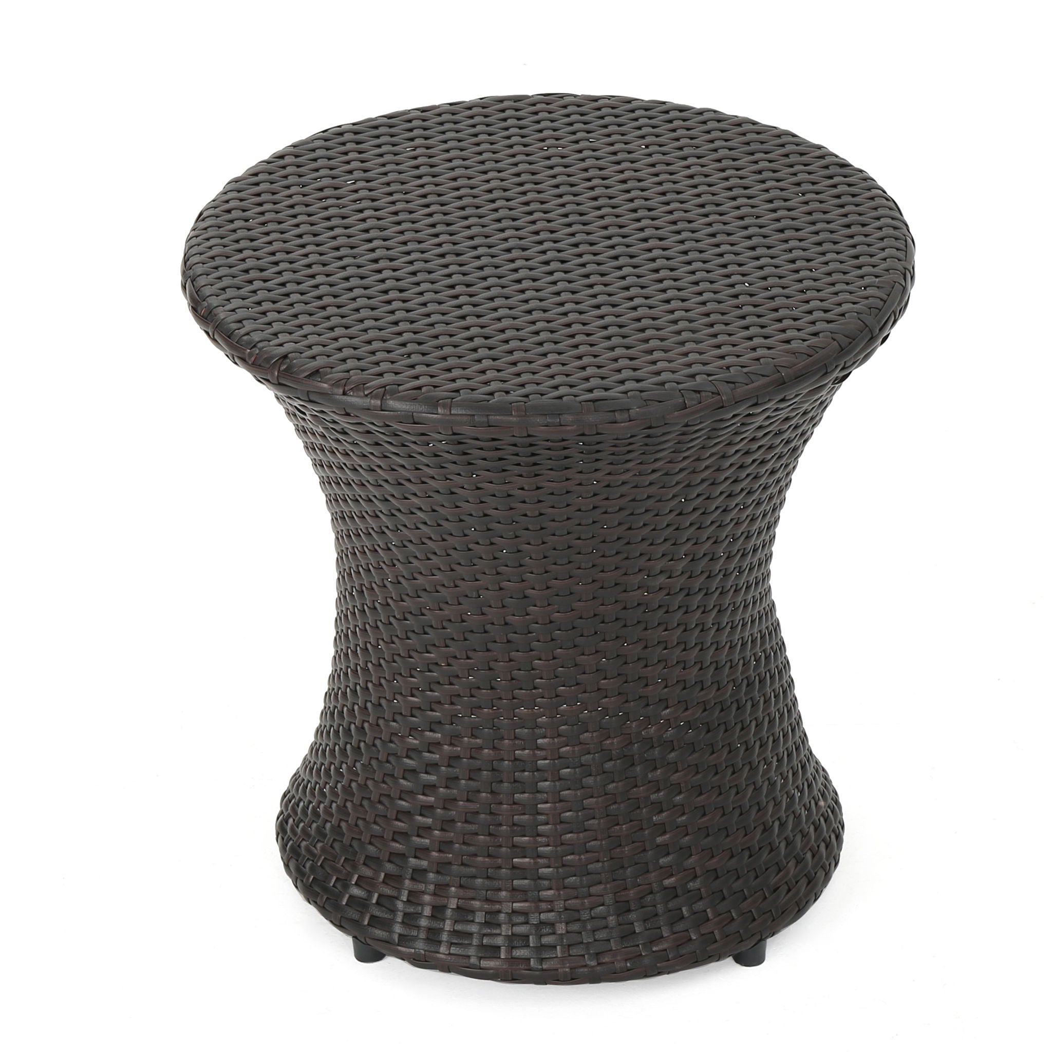 Thrive - Hourglass Rattan Table With No Glass Top