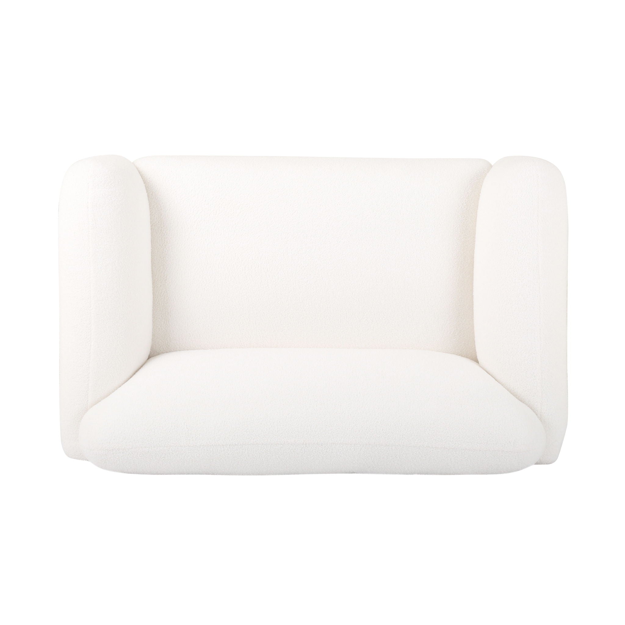 Sway - Upholstered Loveseat With Wood Legs And Round Arms