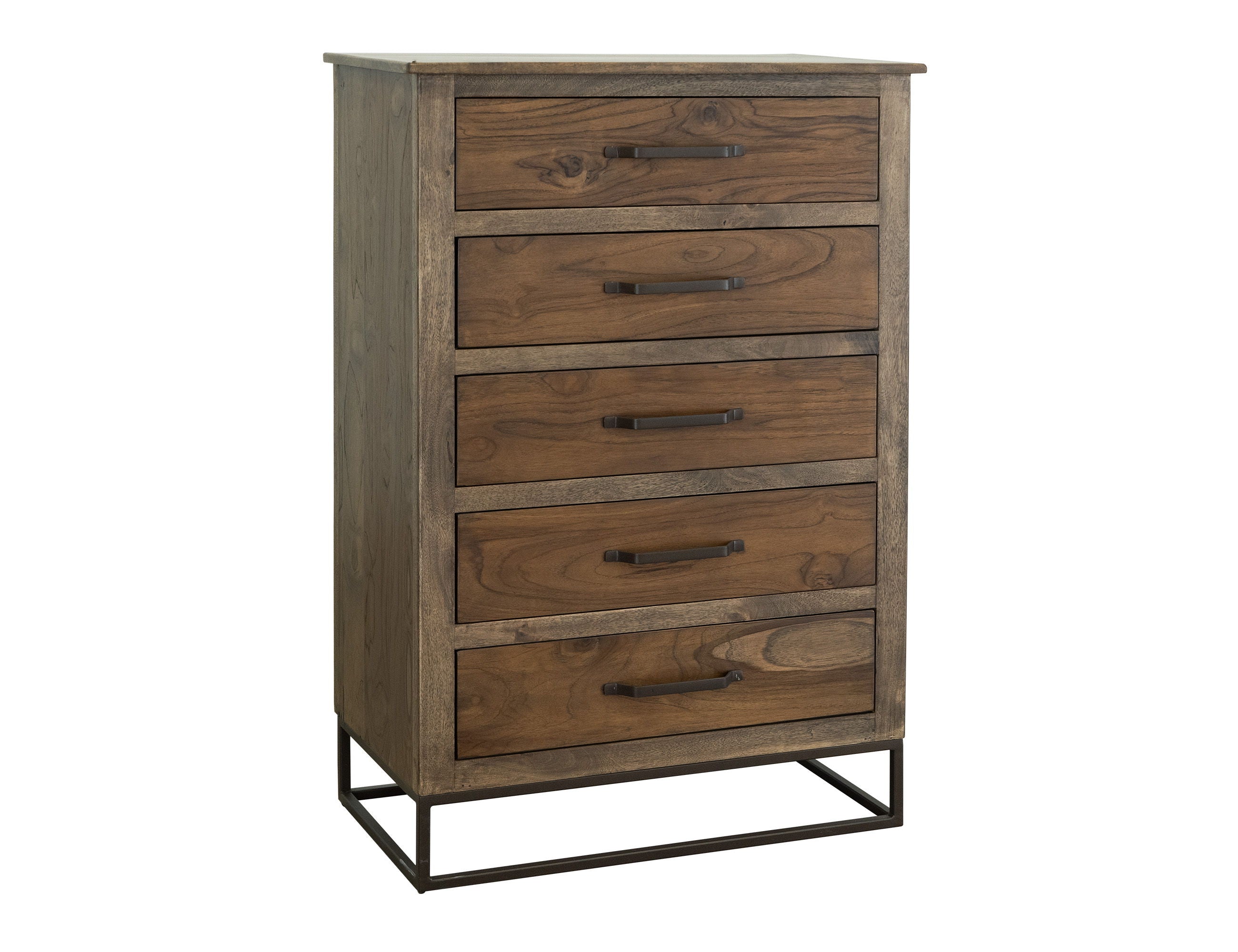 International Furniture Direct Natural Teca - Chest - Brown | Meri Furniture
